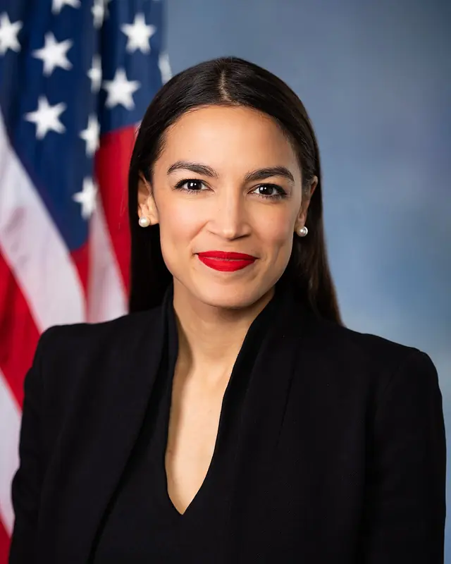 alexandria ocasio-cortez - trend visualization