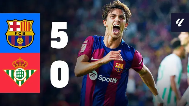 barcelona - real betis - trend visualization
