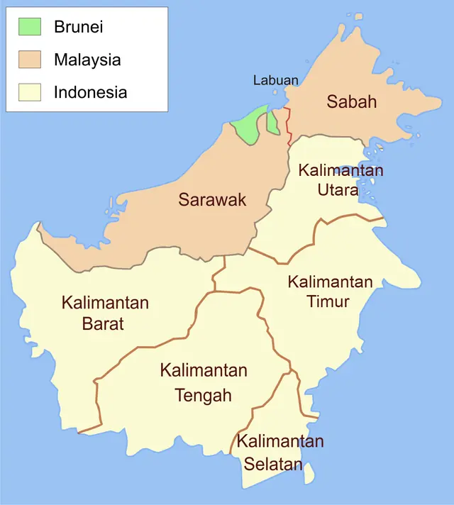 borneo - trend visualization