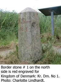den dansk-tyske grænse (Danish-German border) - trend visualization