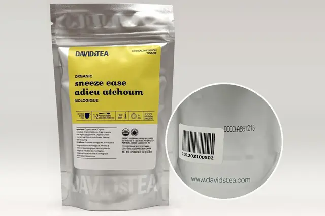 davidstea organic sneeze ease recall - trend visualization
