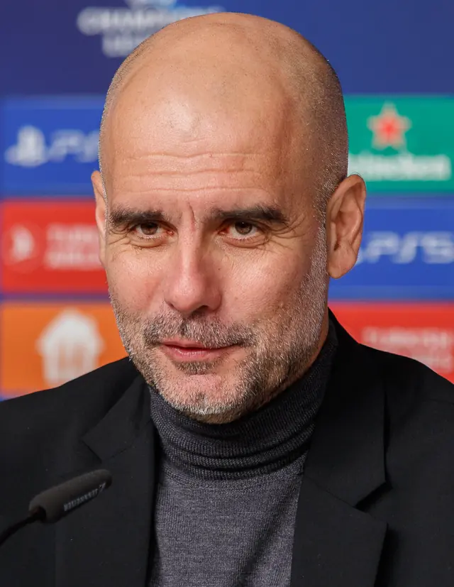 pep guardiola - trend visualization