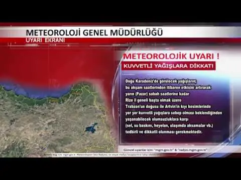 meteorolojik uyarı (weather alert) - trend visualization